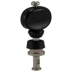 GROVER CHAMPION™ UKE PEGS W/ BLACK BUTTONS NICKEL SET 4