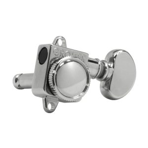 GROVER "FENDER ®" ROTO-GRIP LOCKING ROTOMATICS ® CHROME SET 6 6-IN-LINE