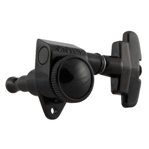 GROVER ROTO-GRIP LOCKING ROTOMATICS ® BLACK CHROME SET 6 3 + 3 W/ 3 - STEP BUTTON