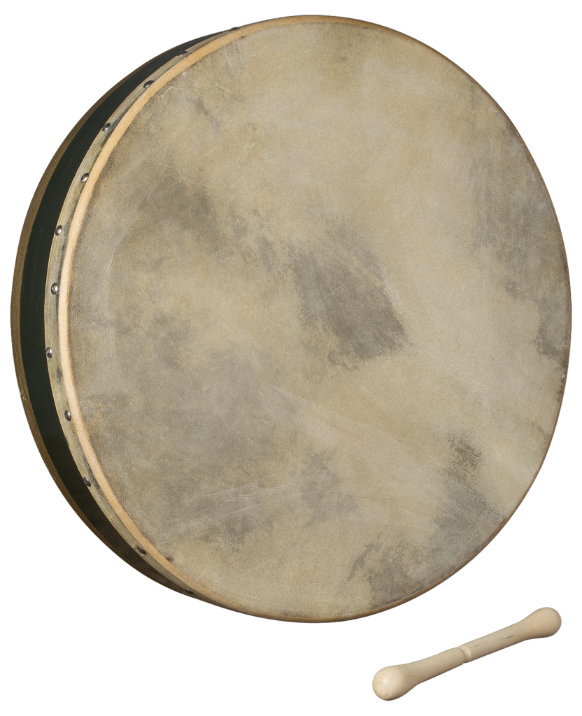 Trinity College TB2 Irish Bodhran Dark Green Rim Salem Music, LLC