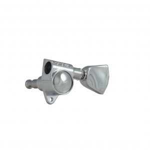 GROVER ORIG. ROTOMATICS &reg; CHROME W/   METAL KEYSTONE BUTTONS SET 6 3+3