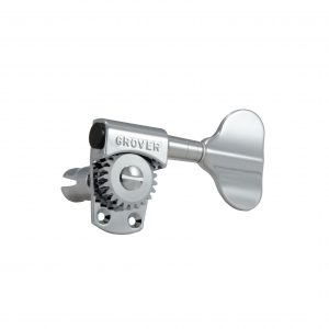 GROVER TITAN &reg; ELECTRIC BASS CHROME SET 4 4-IN-LINE