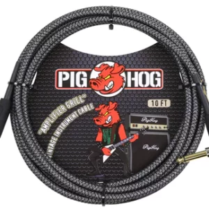 Pig Hog "Amplifier Grill" Instrument Cable, 10ft. Right Angle