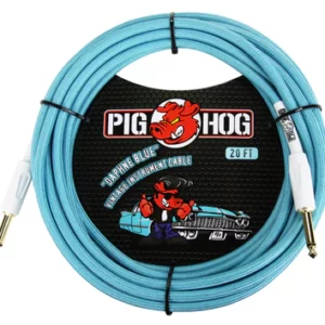 Pig Hog "Daphne Blue" Instrument Cable, 20ft