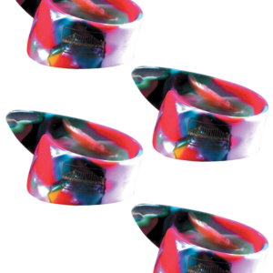 Golden Gate GP-7-4PK Thumb Picks – Large – Clown Confetti – 4-Pack