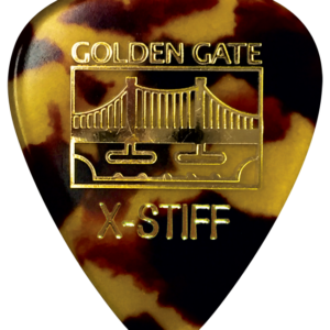 Golden Gate MP-14 Deluxe Flat Pick – Sideman – Extra Stiff – Tortoise – Dozen