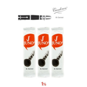 Juno Bb Clarinet Reeds- 3 Card