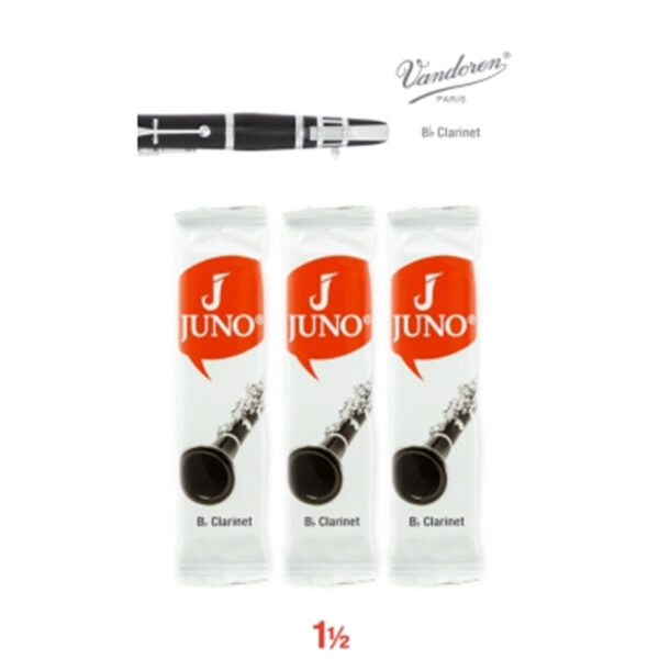 Juno Bb Clarinet Reeds- 3 Card