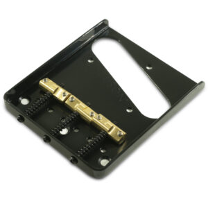 Kluson Hybrid Replacement Bridge For Fender American Standard Telecaster Steel With Intonated Brass Saddles