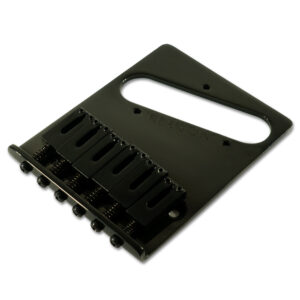 Kluson Contemporary Replacement Bridge For Left Hand Fender Telecaster With Steel Saddles
