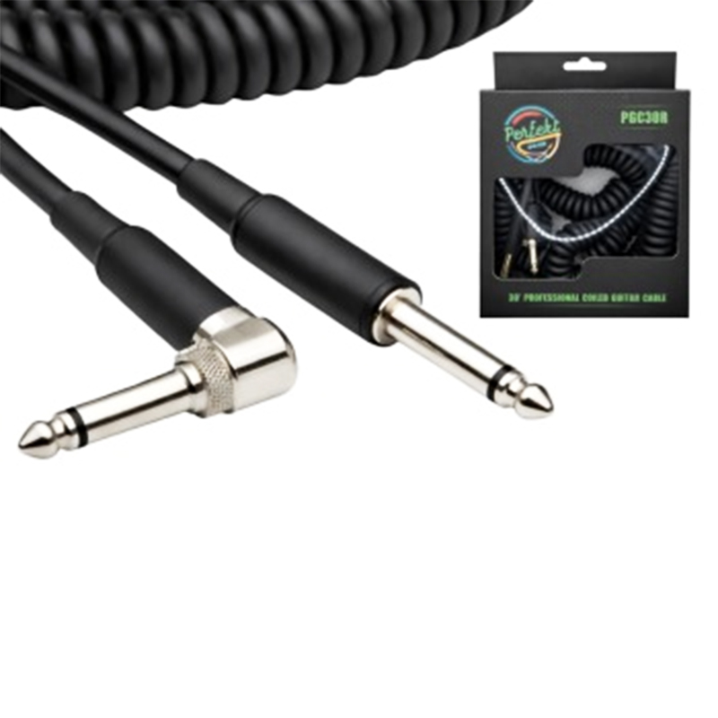 Perfekt Gear PGC30R 30ft Coiled Instrument Cable